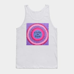 Choose to Shine Mandala Tank Top